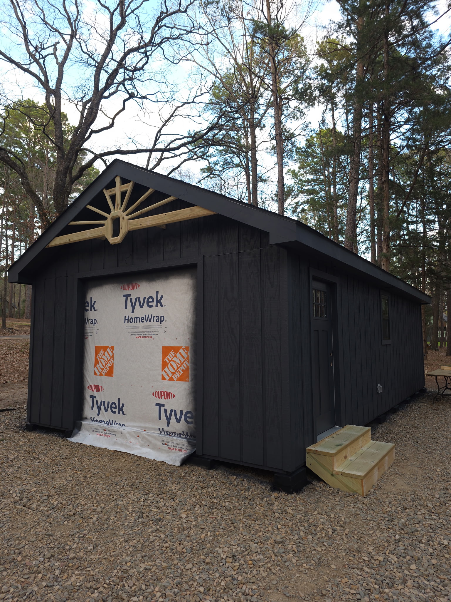 Custom outbuilding exterior