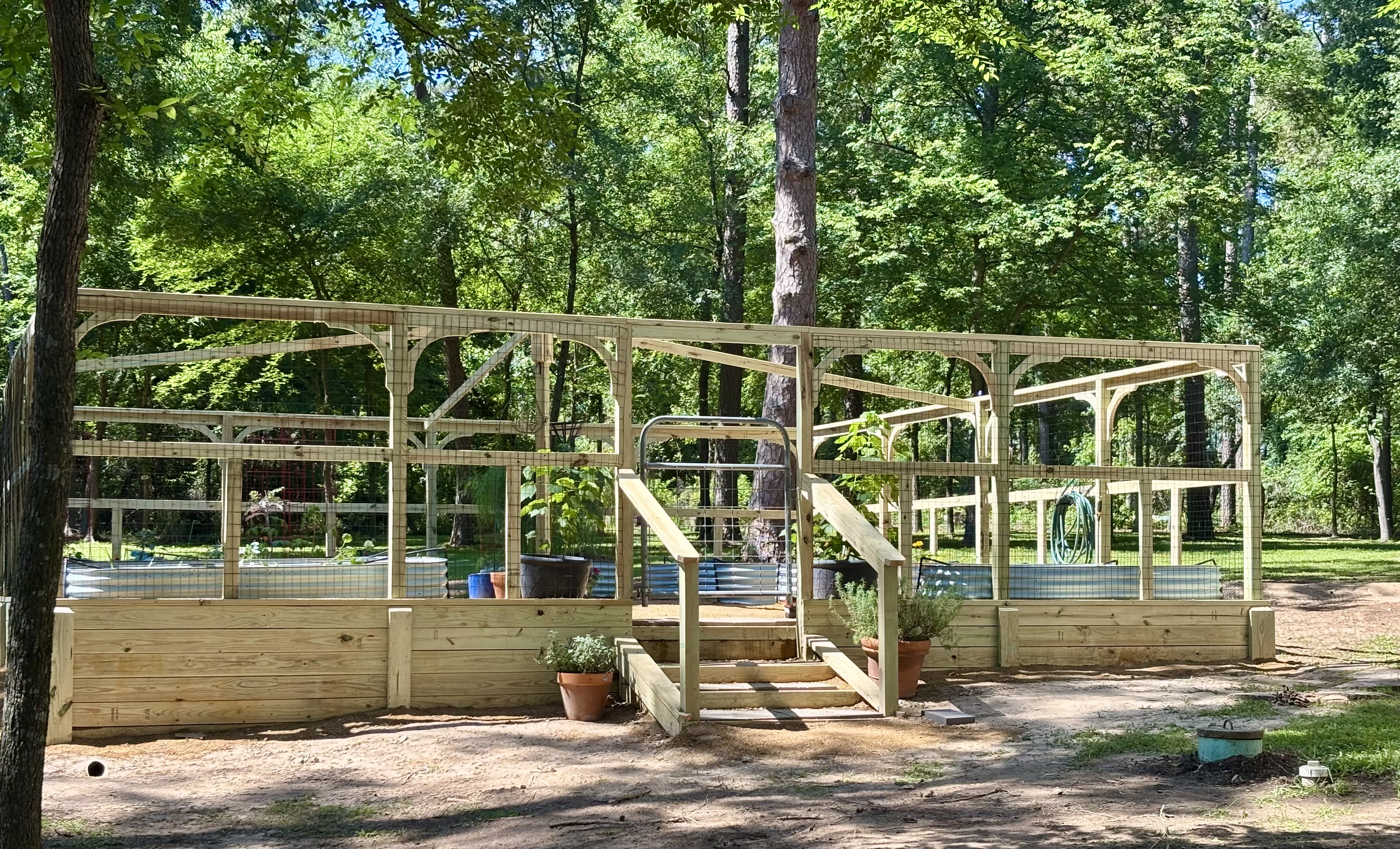Custom garden structure