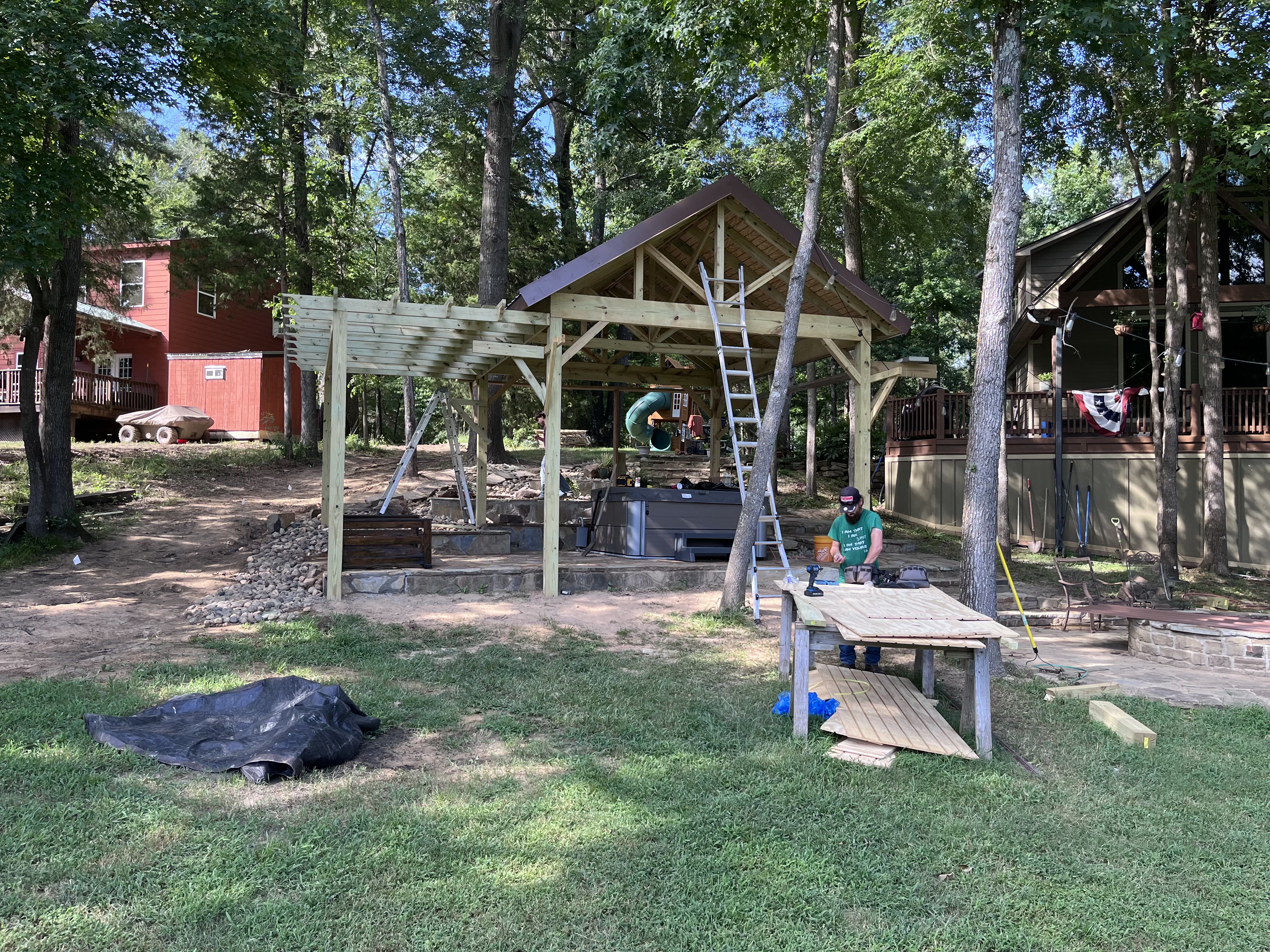 Pavilion construction