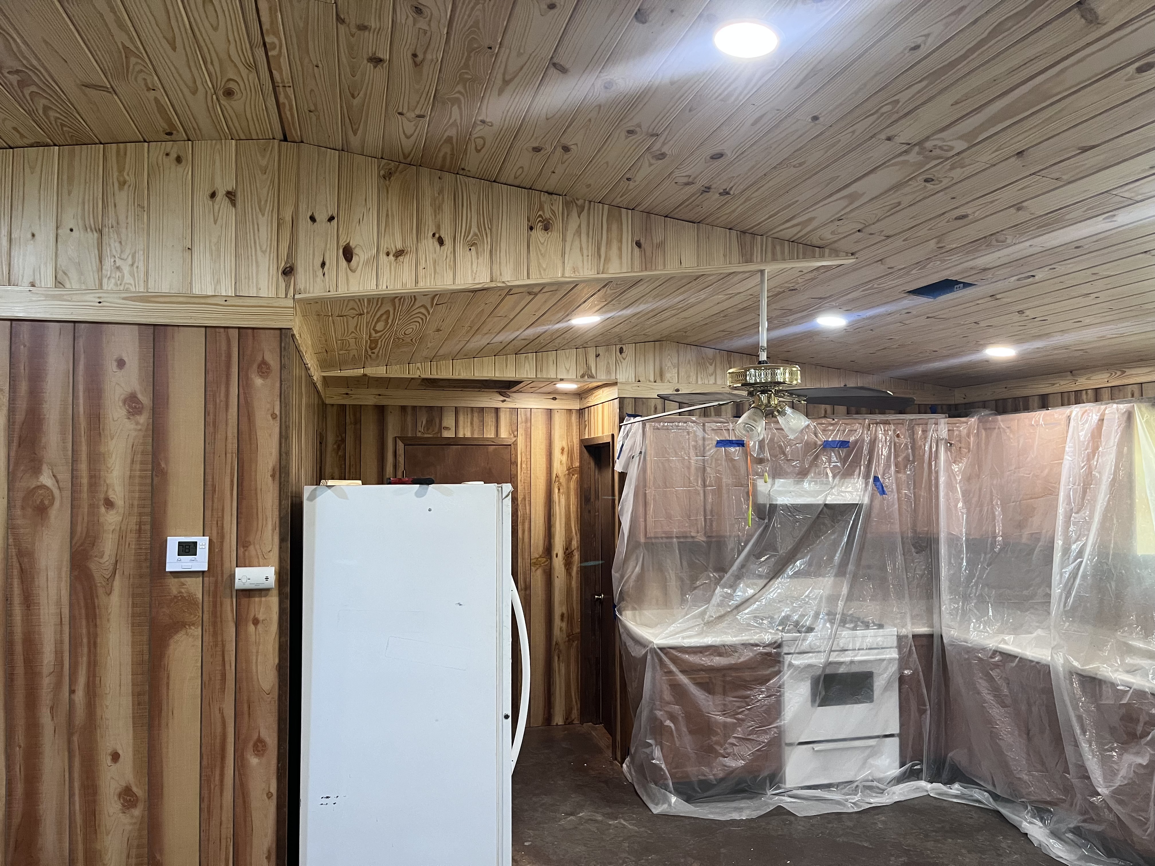 Full interior cedar renovation